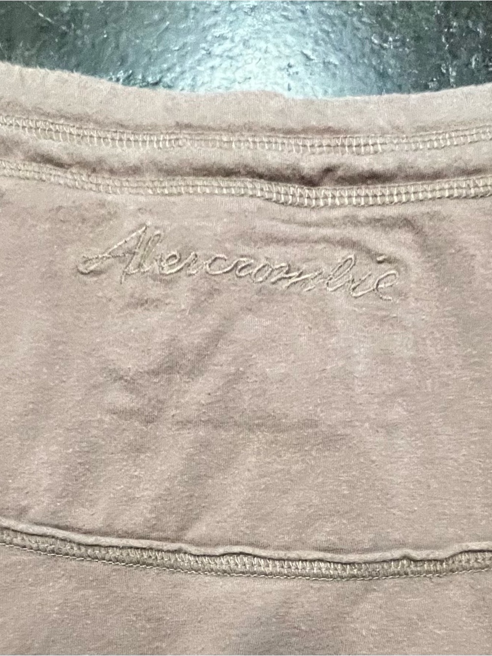 Abercrombie & Fitch brown skirt with lace trim, M - Picture 4 of 7